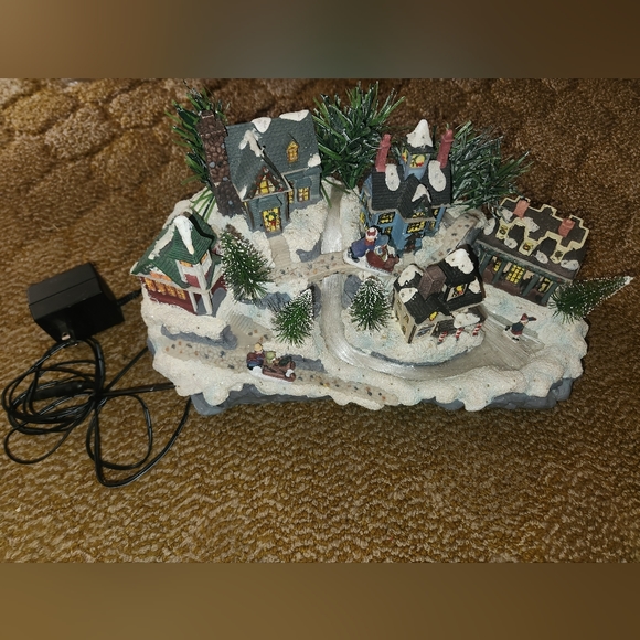 Avon Fiber Optic Christmas Village 